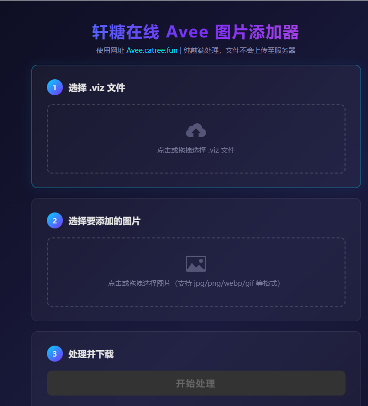 Avee图片添加器网站上线|低配置手机也能轻松自定义图片-轩糖的个人博客